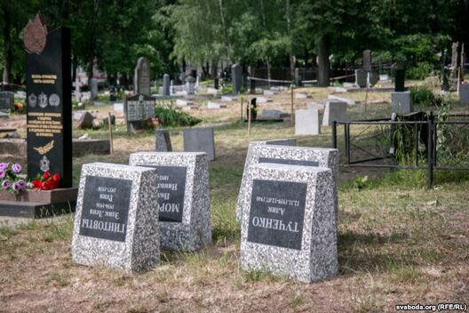 Упарадкаванне тэрыторыі на Вайсковых могілках Упарадкаванне тэрыторыі на Вайсковых могілках