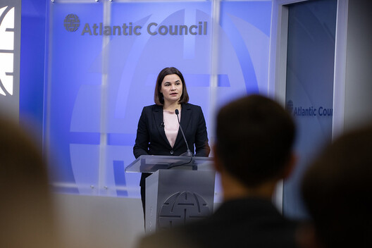 Святлана Ціханоўская ў Атлантычнай Радзе. Фота: flickr.com Святлана Ціханоўская ў Атлантычнай Радзе. Фота: flickr.com