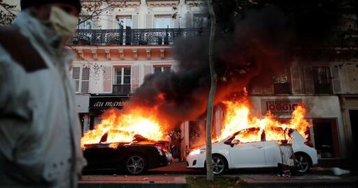 Пратэсты ў Францыі перараслі ў сутыкненні з паліцыяй