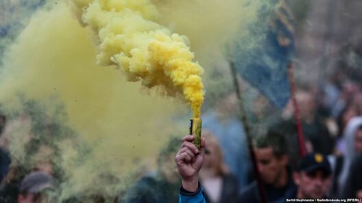 Марш у Кіеве з нагоды 76-х угодкаў заснавання УПА Марш у Кіеве з нагоды 76-х угодкаў заснавання УПА