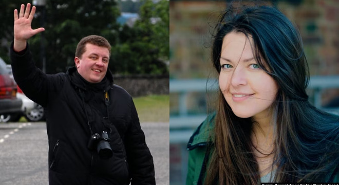 Андрэй Аляксандраў і Ірына Злобіна: Як яны за кратамі? «Радуюся цудоўнай восені». Палітзняволены журналіст Андрэй Аляксандраў за кратамі страціў 40 кг