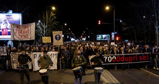 У Чарнагорыі адбываюццца шматтысячныя пратэсты супраць прэзідэнта