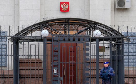 Будынак пасольства Расійскай Федэрацыі ва Украіне (Фота: Андрэй Ратміраў / ТАСС) Будынак пасольства Расійскай Федэрацыі ва Украіне (Фота: Андрэй Ратміраў / ТАСС)