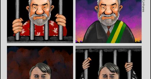 З турмы ў прэзідэнты. Дасье ў карыкатурах