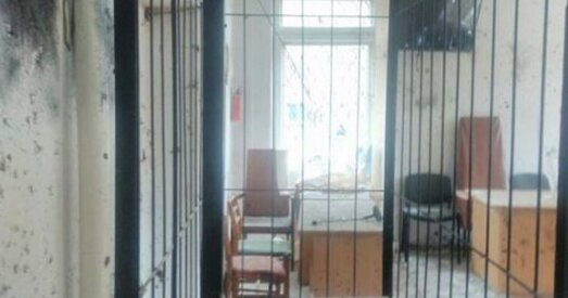 Ва ўкраінскім судзе падарвалі гранату (фота)