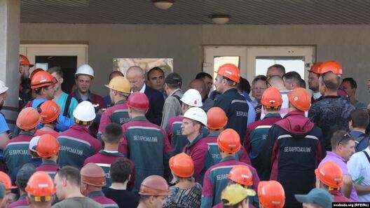 Страйк у Салігорску 17 жніўня Страйк у Салігорску 17 жніўня