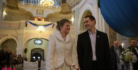 Вяселле Паўла і Вольгі Севярыней. Фота з фэйсбуку Вяселле Паўла і Вольгі Севярыней. Фота з фэйсбуку