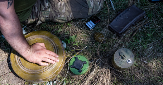 Чвэрць тэрыторыі Украіны замініравана