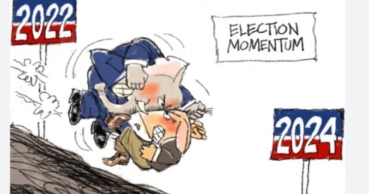 Арышт Дональда Трампа: дасье ў карыткатурах