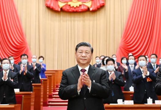 Сі Цзіньпіна пераабралі на трэці тэрмін. Фота: «Сіньхуа» Сі Цзіньпіна пераабралі на трэці тэрмін. Фота: «Сіньхуа»