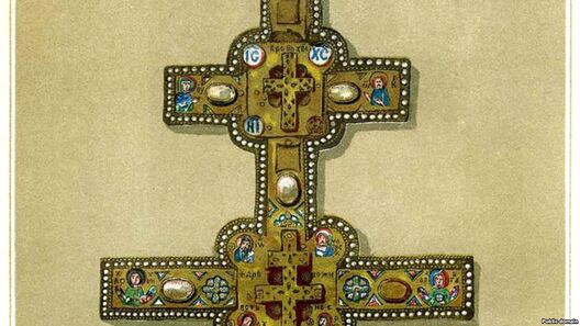 Фрагмент крыжа Еўфрасінні Полацкай Фрагмент крыжа Еўфрасінні Полацкай