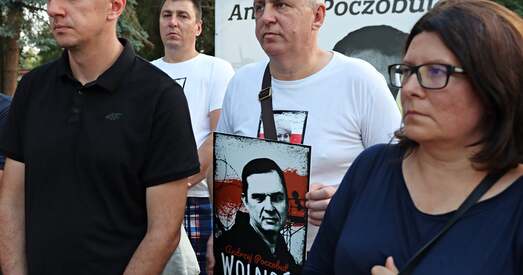 Пратэст у Беластоку супраць руйнавання ў Беларусі могілак АК