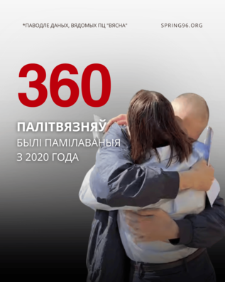 З 2020 года 360 палітвязняў былі памілаваныя, восем з іх былі дэпартаваныя наўпрост з калоніі, пры гэтым яны не маюць іншага грамадзянства апроч беларускага. Такое "вызваленне пад умовай выезду" праваабаронцы называюць новым інструментам палітычнага ціску. З 2020 года 360 палітвязняў былі памілаваныя, восем з іх былі дэпартаваныя наўпрост з калоніі, пры гэтым яны не маюць іншага грамадзянства апроч беларускага. Такое "вызваленне пад умовай выезду" праваабаронцы называюць новым інструментам палітычнага ціску.