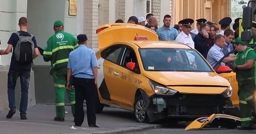 Наезд таксі на пешаходаў у Маскве: што вядома