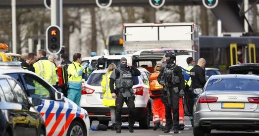 У галандскім Утрэхце ў выніку страляніны па трамваі пацярпелі людзі