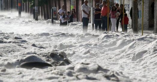 «Такога яшчэ не бачылі». Гвадалахара заваленая снегам