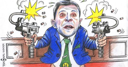 Украіна: Зяленскі супраць карыкатур?