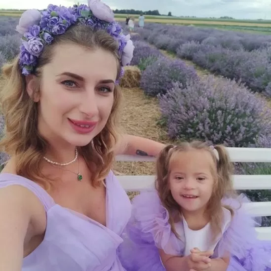 Пацярпелая ад ракетнага ўдару Ірына Дзмітрыева з дачкой Лізай. Фота: Instagram Пацярпелая ад ракетнага ўдару Ірына Дзмітрыева з дачкой Лізай. Фота: Instagram