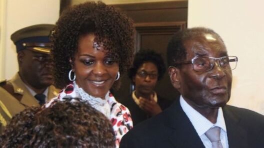 Грэйс і Роберт Мугабе. Фота REUTERS Грэйс і Роберт Мугабе. Фота REUTERS