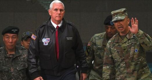 Віцэ-прэзідэнт ЗША абяцаў абараніць Сеул любымі сродкамі