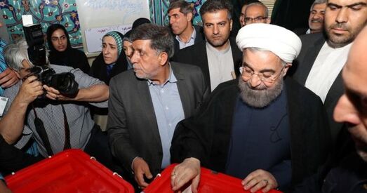 Хасан Роўхані лідзіруе на выбарах прэзідэнта Ірана