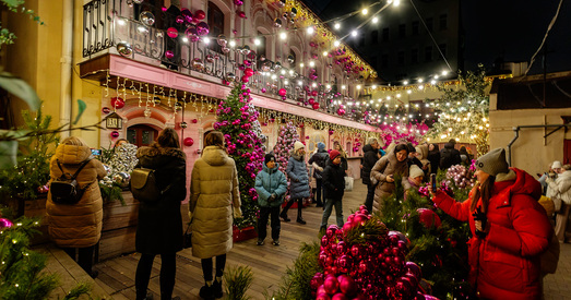 Мінск перад Калядамі і Новым годам. Фота