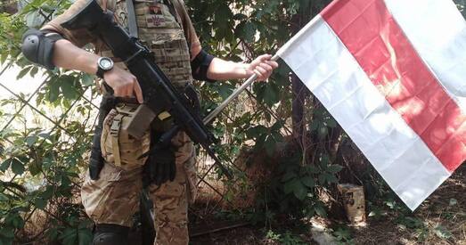 Беларус Алег Аўчыннікаў ваюе ў складзе палка Каліноўскага за Украіну