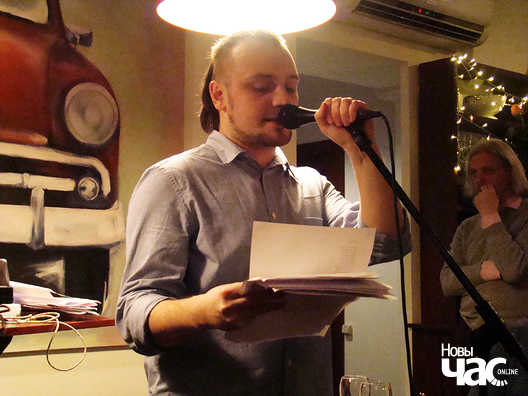 Алесь Байсан-Плотка дыкламуе эскапійныя вершы Алесь Байсан-Плотка дыкламуе эскапійныя вершы