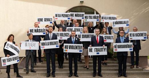 Заходнія дыпламаты сустрэліся з беларускім міністрам замежных спраў Макеем