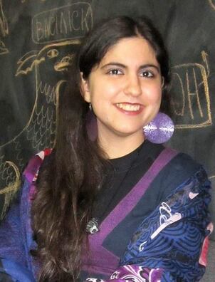 Анхела Эспіноса з доўгімі валасамі Анхела Эспіноса з доўгімі валасамі