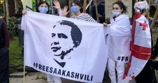 «Свабоду Мішу!»: вялікая акцыя ў Батумі