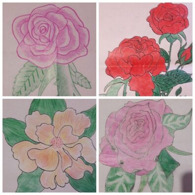 Малюнкі Аляксандра Бабко да сваіх родных Малюнкі Аляксандра Бабко да сваіх родных