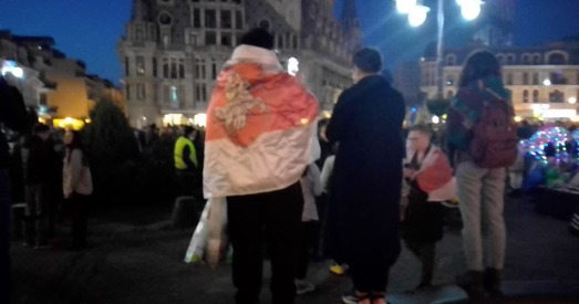 У Батумі праходзіць антываенны мітынг