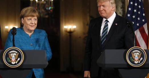 Трамп і Меркель упершыню сустрэліся: гаварылі пра Украіну і Трансціхаакіянскае партнёрства