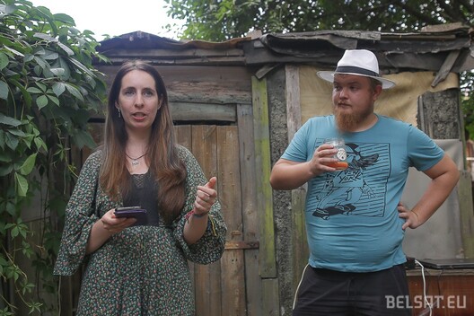 Праваабаронца Наста Лойка і актывіст Павел Вінаградаў Праваабаронца Наста Лойка і актывіст Павел Вінаградаў