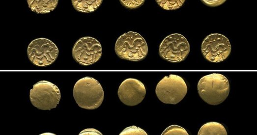 У Англіі знойдзены скарб гальскіх манет