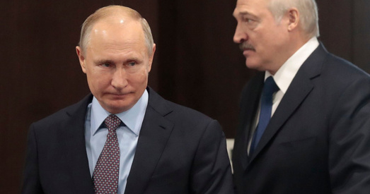 Le Temps: Пуцін падаў міласціну свайму калегу Лукашэнку