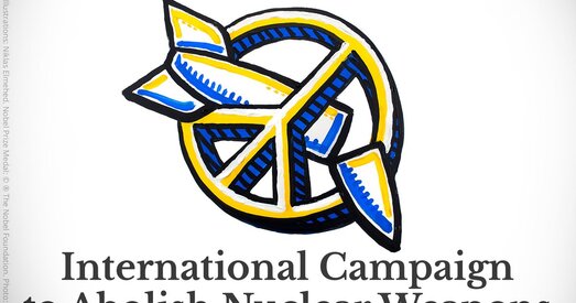 Нобелеўскую прэмію міру атрымала Міжнародная кампанія па забароне ядзернай зброі