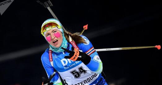 Беларусак знялі з дыстанцыі на біятлоннай эстафеце на Кубку свету