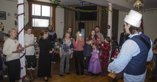 Беларуская калядная ялінка ў Нью-Ёрку (фота, відэа)