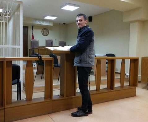 Мікалай Дзядок у судзе 20 сакавіка Мікалай Дзядок у судзе 20 сакавіка