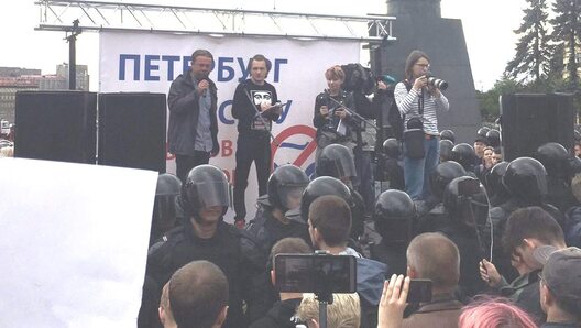 Вадзім Саранчукоў выступае на мітынгу Вадзім Саранчукоў выступае на мітынгу