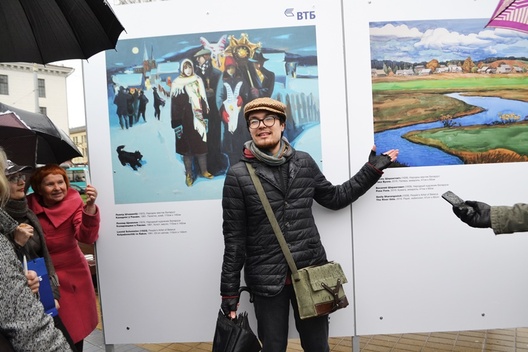 Мікіта Моніч праводзіць экскурсію Мікіта Моніч праводзіць экскурсію