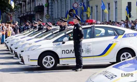 Рэфармаваная паліцыя Украіны. Ілюстрацыйнае фота Рэфармаваная паліцыя Украіны. Ілюстрацыйнае фота
