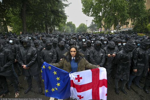 Грузія, 14 мая 2024. Фота Zurab Tsertsvadze / AP / East News Грузія, 14 мая 2024. Фота Zurab Tsertsvadze / AP / East News