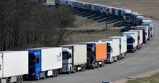 Расія можа папрасіць Беларусь прапускаць еўрапейскія фуры