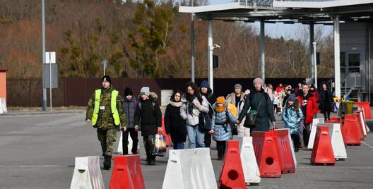 Уцекачы з Украіны / twitter.com/Straz_Graniczna Уцекачы з Украіны / twitter.com/Straz_Graniczna