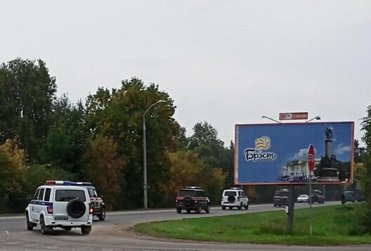 Канец калоны расійскіх удзельнікаў манёўраў «Захад 2021» Канец калоны расійскіх удзельнікаў манёўраў «Захад 2021»