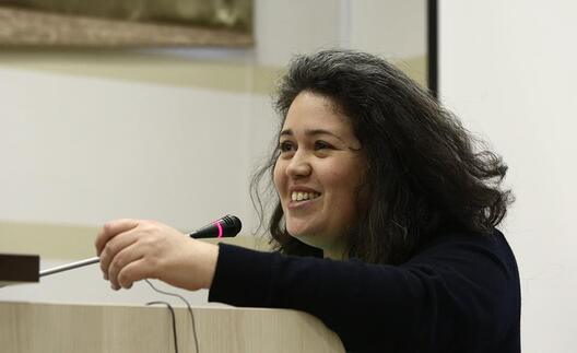 Мірыэль Абітбол-Леві. Фота Яўгена Колчава Мірыэль Абітбол-Леві. Фота Яўгена Колчава