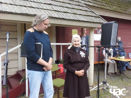 Вядоўца Юры Жыгамонт і сястра Быкава, Валянціна Вядоўца Юры Жыгамонт і сястра Быкава, Валянціна